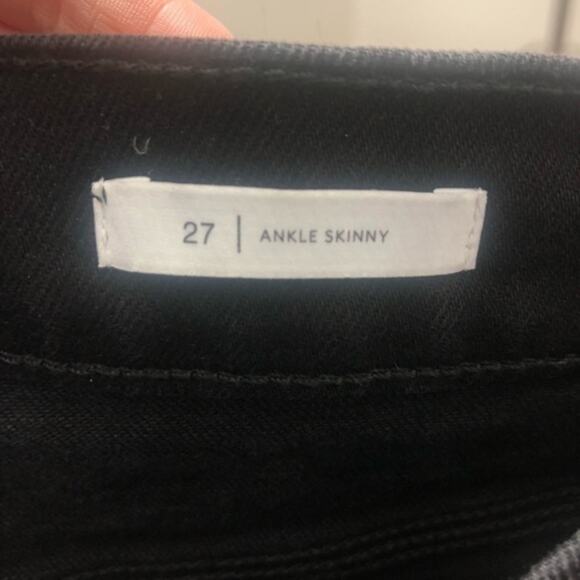 BLDWN Ankle Skinny Jeans Carbon Black Size 27 - Picture 6 of 8
